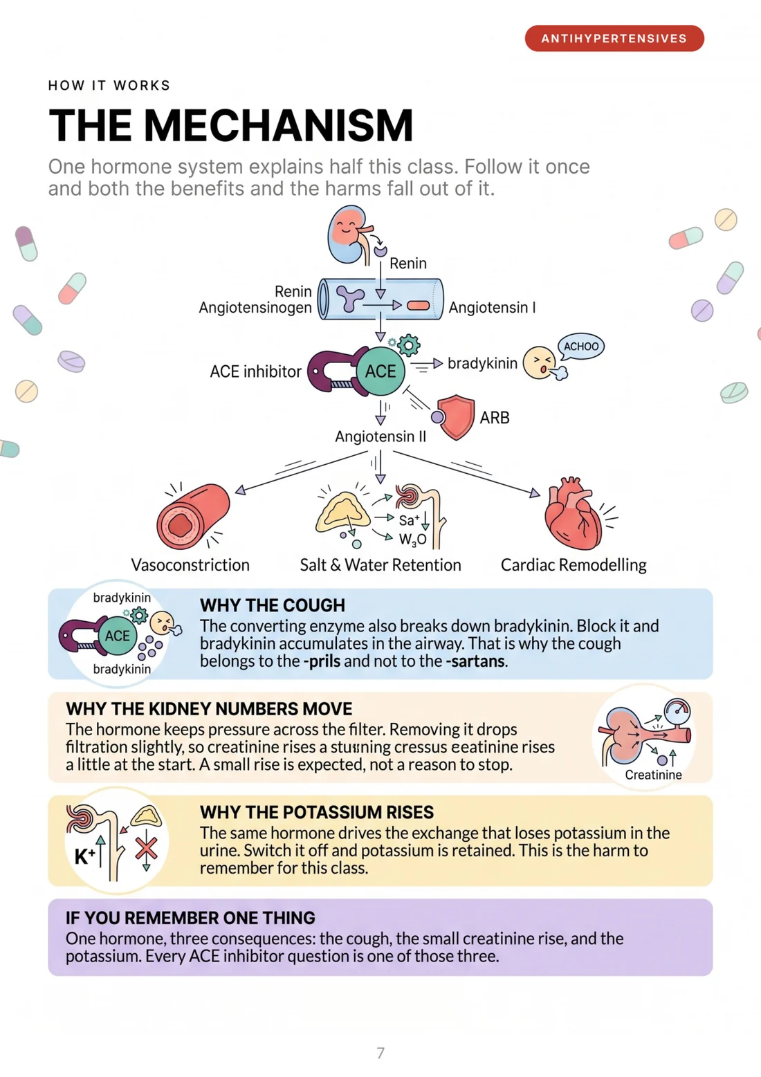 Sample page: The mechanism, drawn